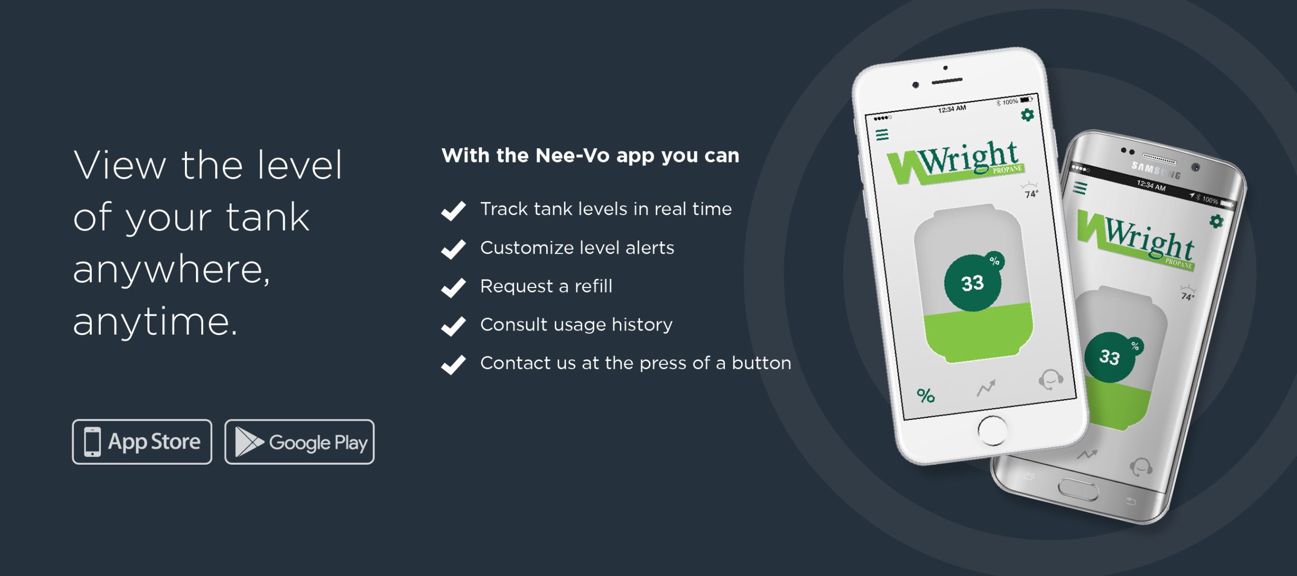 Wright Propane Tank Monitoring App